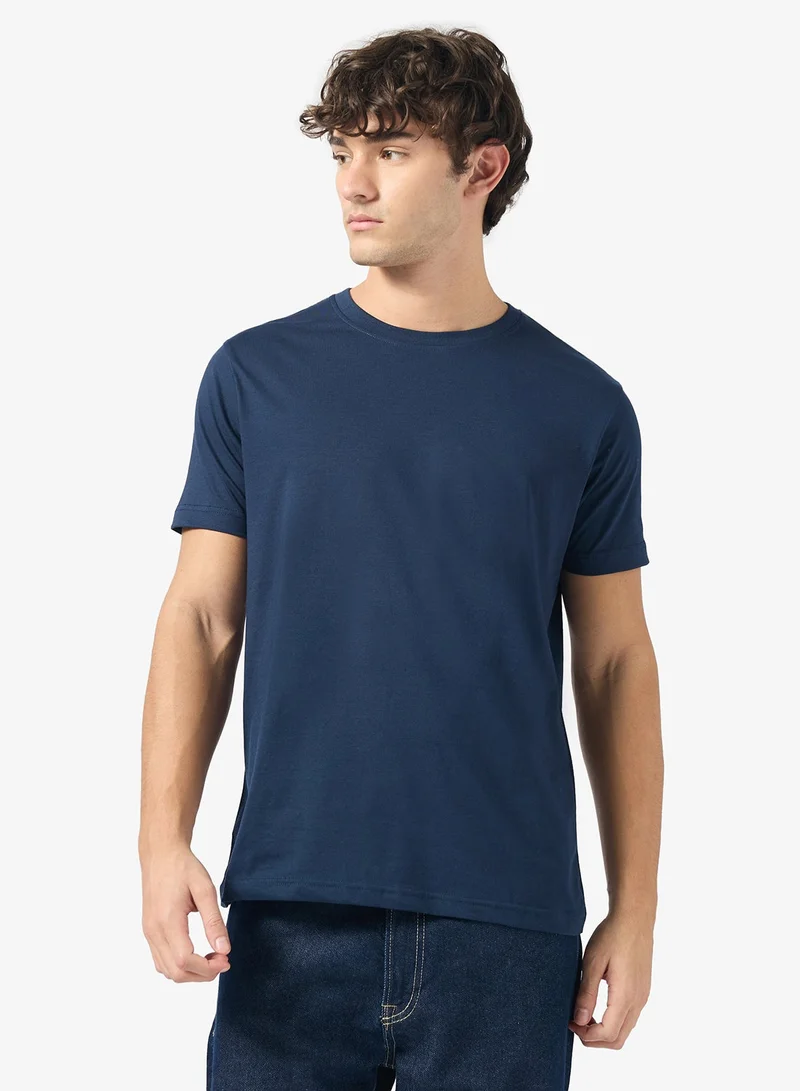 Seventy Five Basics Pack of 2 Round Neck T-Shirt
